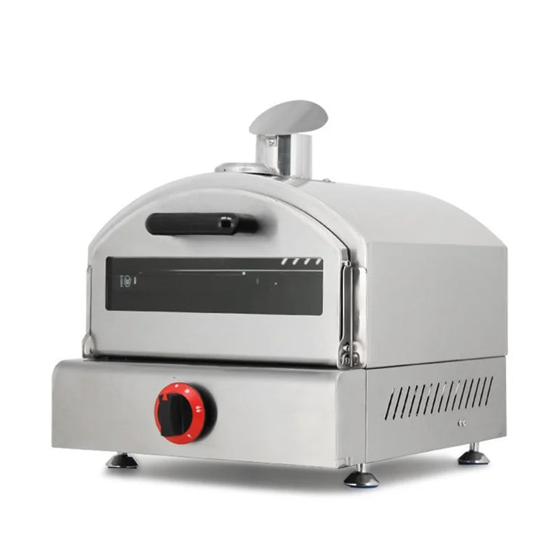Gewerblicher Pizzaofen 1,8 kW – Multifunktionaler Heißluftofen mit Gasgrillfunktion, kompakt und leistungsstark für professionelle Küche und Haushalt