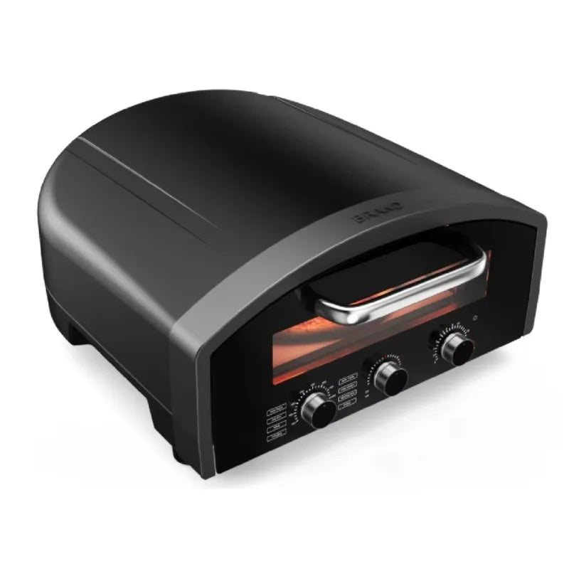 13-Zoll Elektro-Pizzaofen – Drehbarer Tischbackofen bis 450 °C, Schnellaufheizung, Kommerziell und Hochwertig für Gastronomie und Haushalt